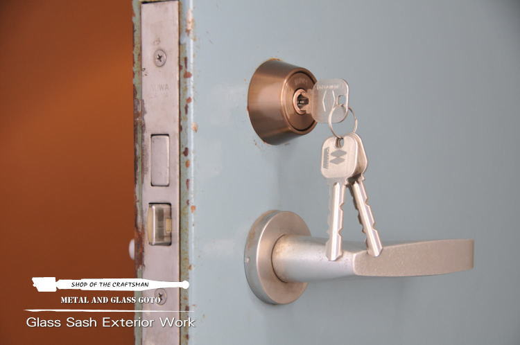 東京都小平市 マンションﾄﾞｱ シリンダー 交換工事 美和ロック 