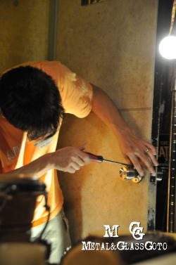 東京都東村山市 ドアノブ交換修理 木製ドア 