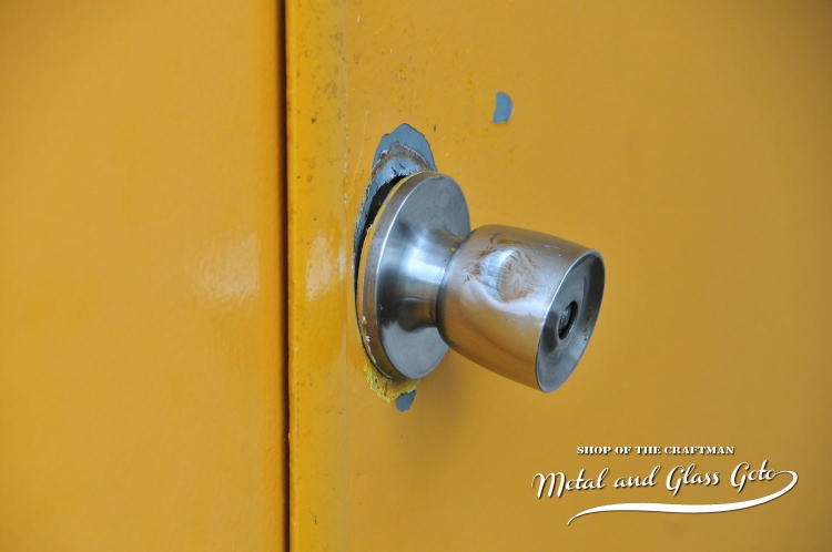 東京都東村山市 スチールドア ドアノブ交換修理 